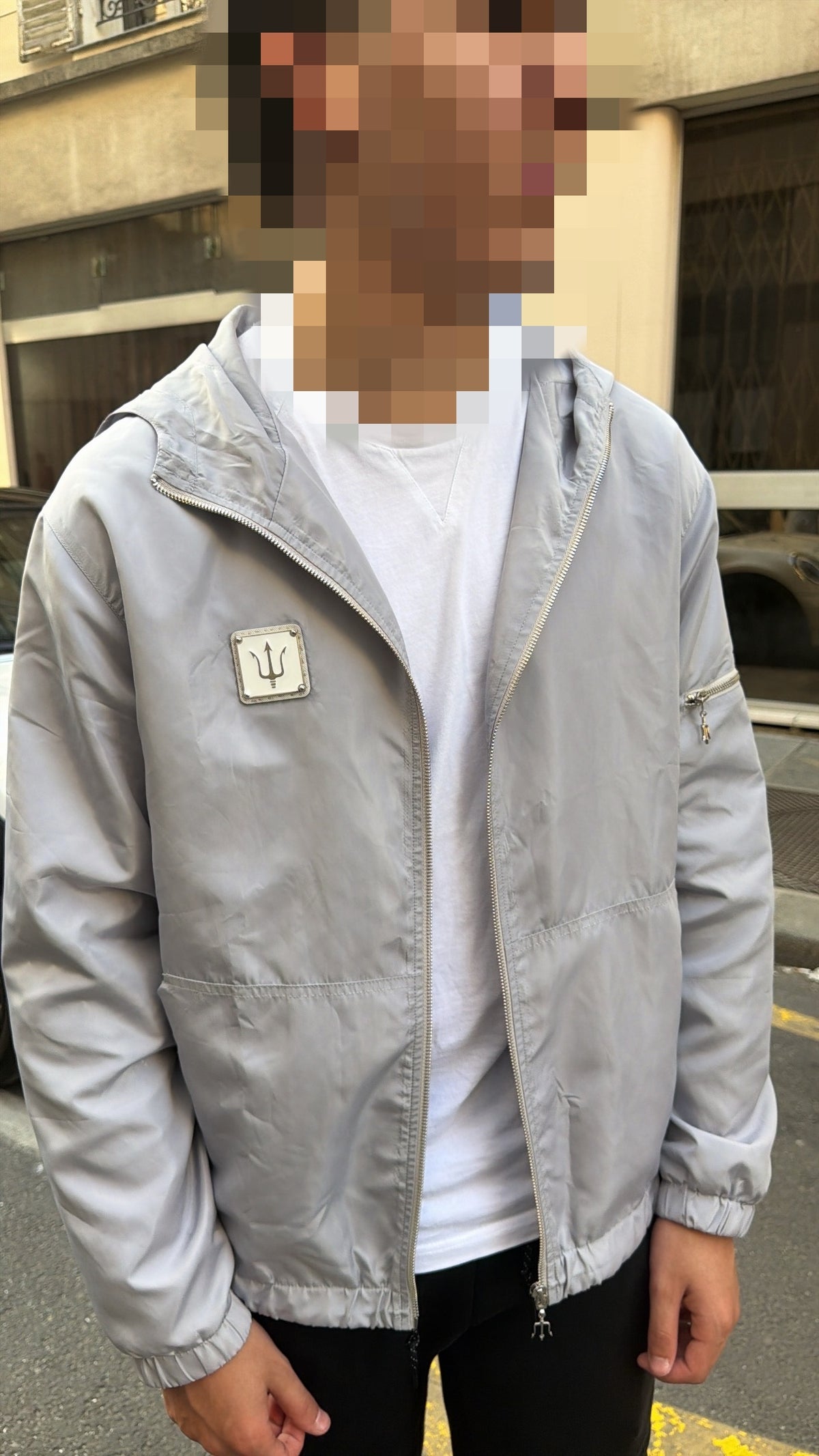 Veste la league grise