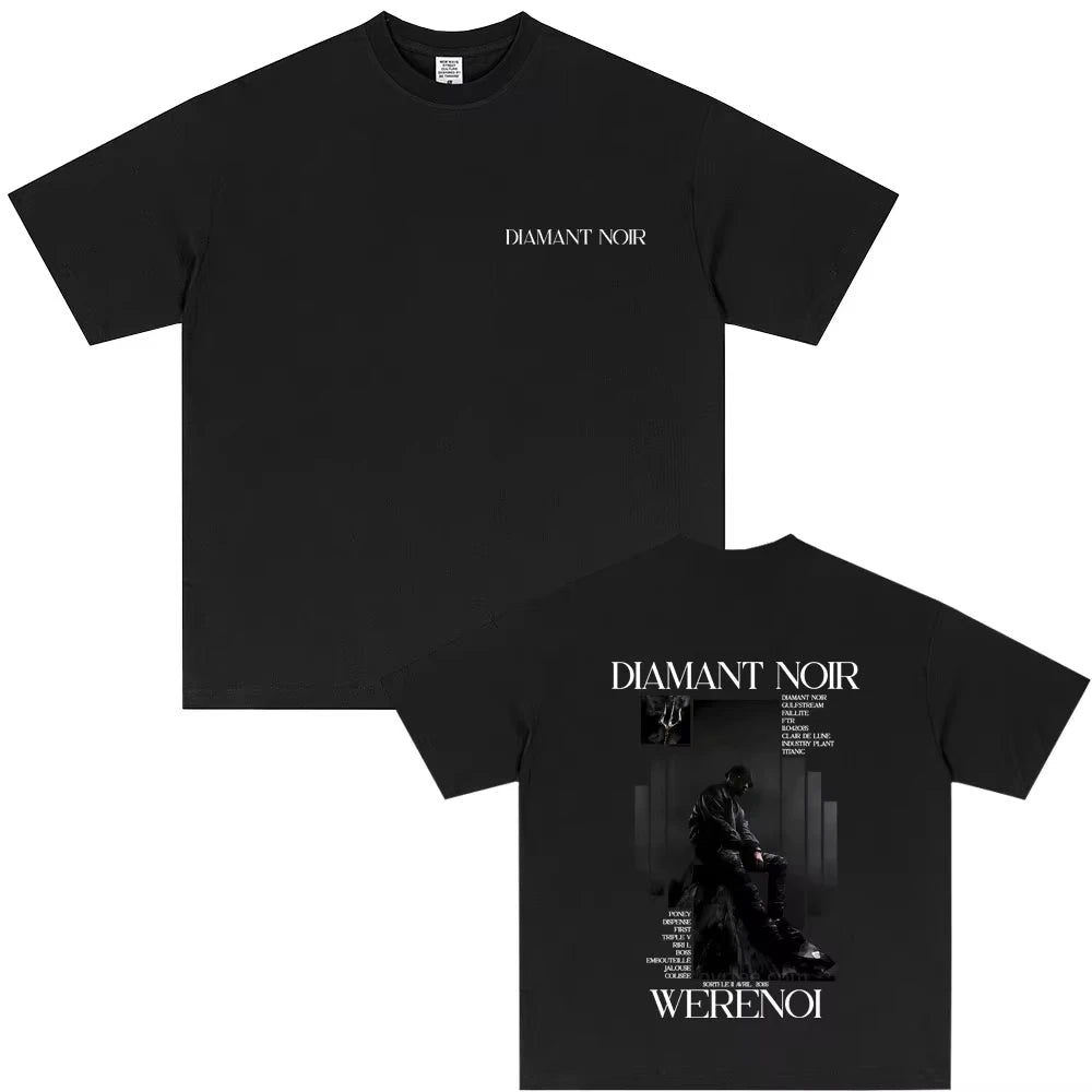 tshirt diamant noir